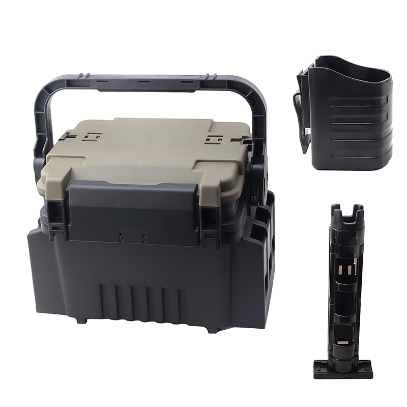 Fishing Kayak Crate - Große Angeln Box Organizer Multi-funktion Locken