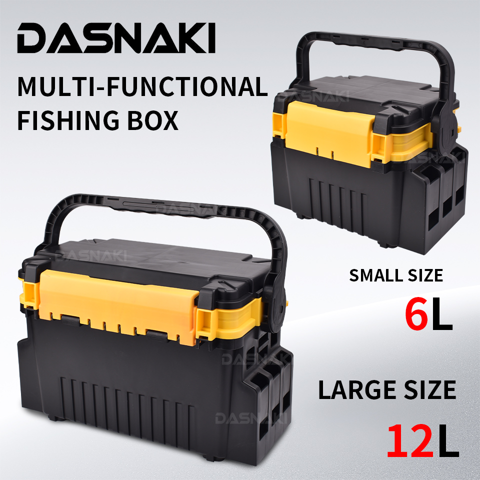 Fishing Kayak Crate - Angelbox, multifunktionale Angelgerät-Box, abnehmbare Aufbewahrungsbox für
