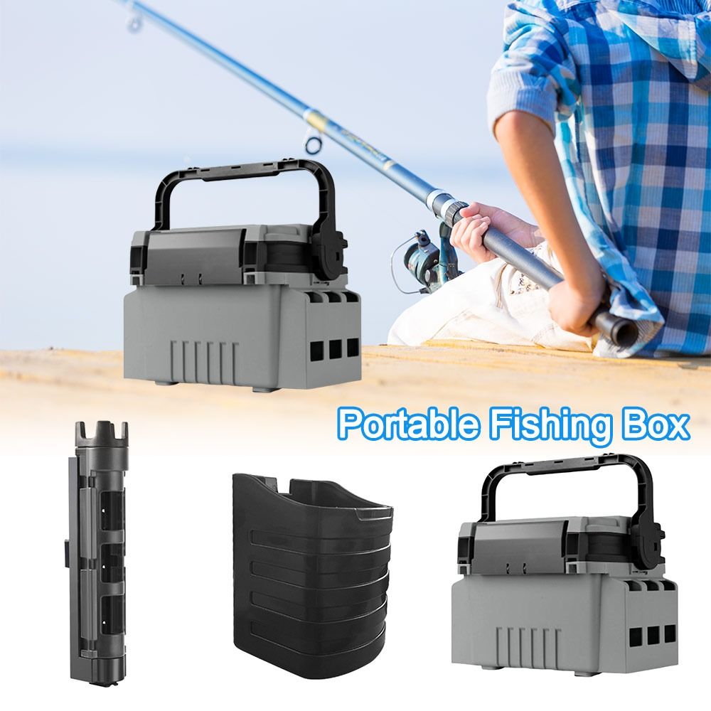 Fishing Kayak Crate - Multifunktionale Tragbare Angelbox mit Großer Kapazität