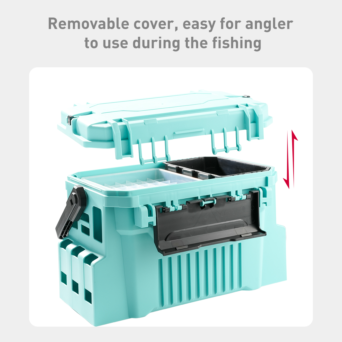 20L Angelgerät-Box mit Egi-Box – Fishing Kayak Crate Bewertung und Preis